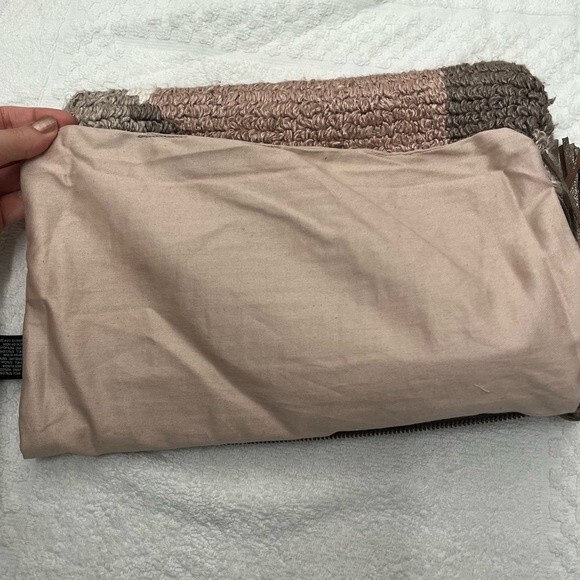 Anthropologie Jasper Jeera Woven Leather Tassled Clutch NWOT - Picture 12 of 13